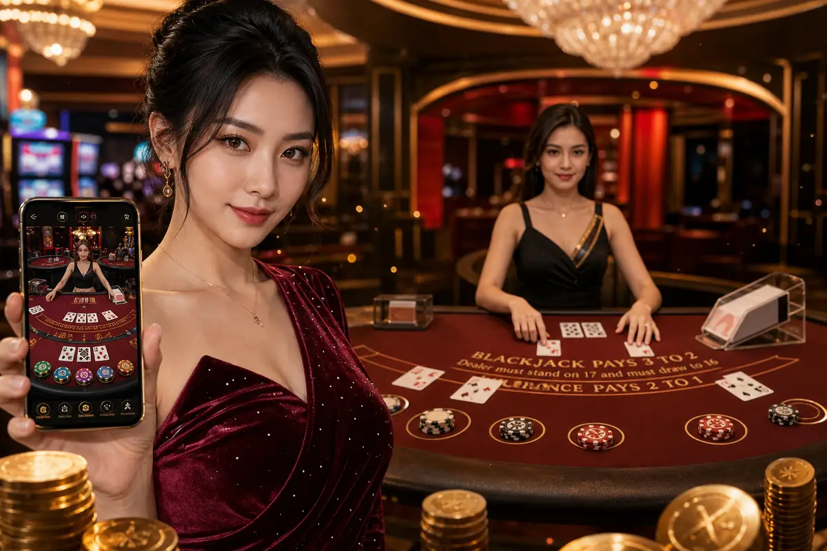 stich888 Casino meja live dealer langsung